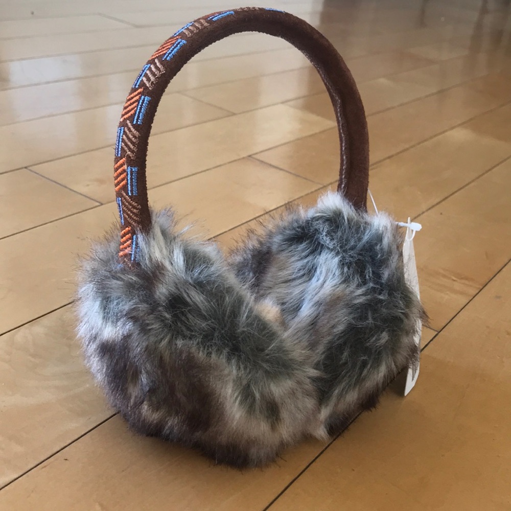 Anthropologie Faux Fur Earmuffs